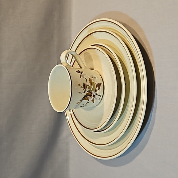 NWOT Royal Doulton Wild Cherry 1038 Five Piece Place Setting Lambethware - Picture 15 of 15